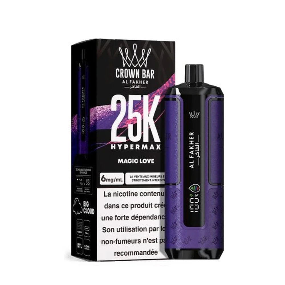 Puff Crown Bar 25K Hyper Max — Magic Love