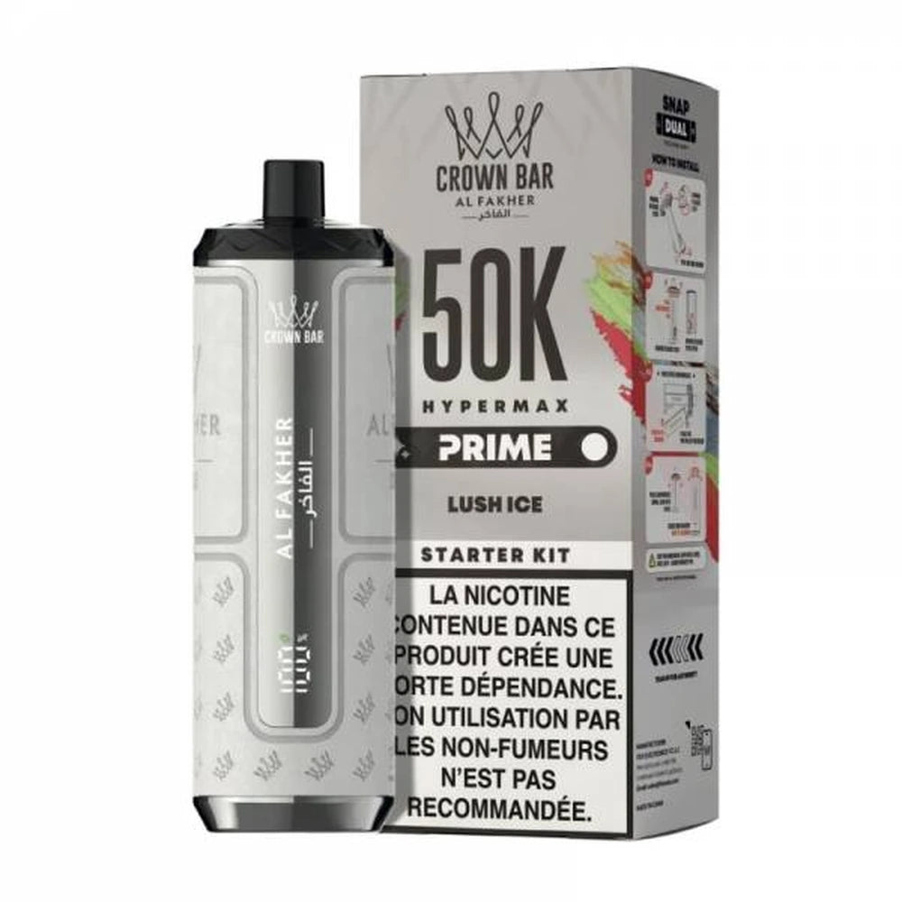 Puff Crown Bar 50K Hypermax Prime — Lush Ice
