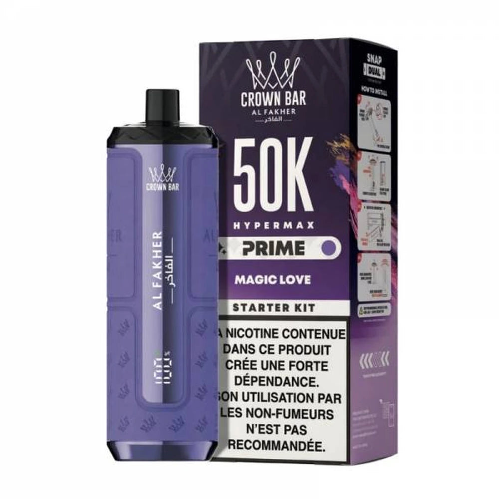 Puff Crown Bar 50K Hypermax Prime — Magic Love