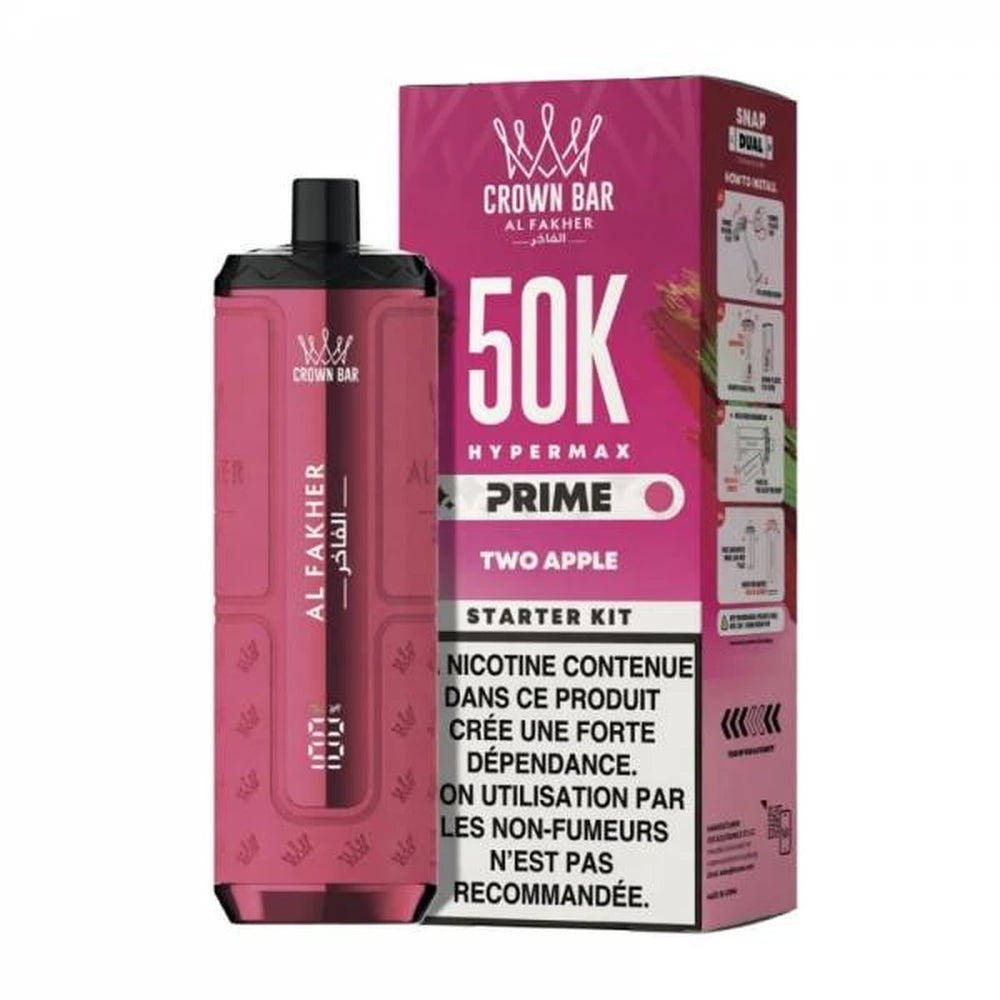 Puff Crown Bar 50K Hypermax Prime — Two Apple