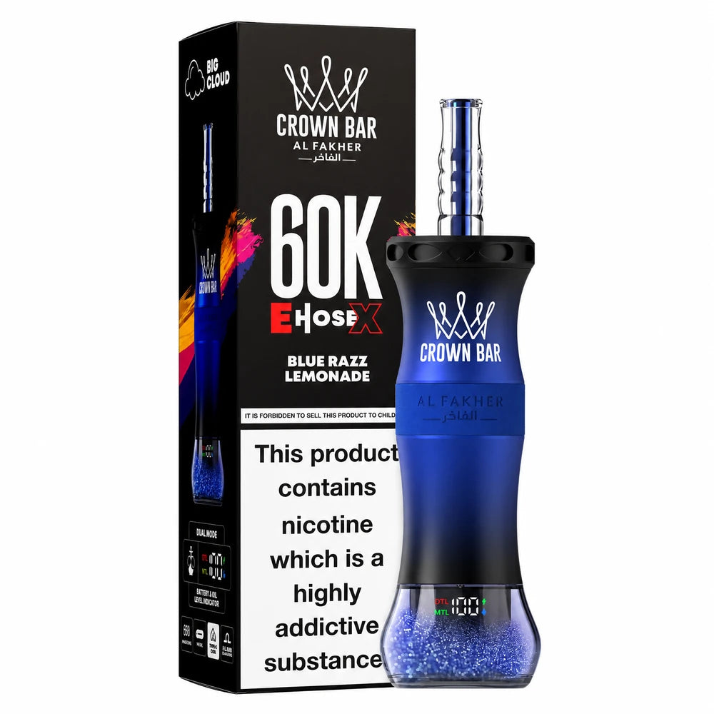 Puff Crown Bar 60K E-Hose X — Blue Razz Lemonade