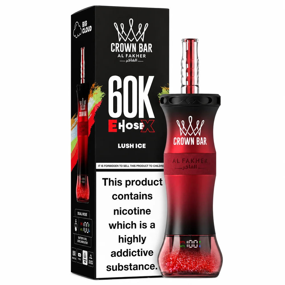 Puff Crown Bar 60K E-Hose X — Lush Ice