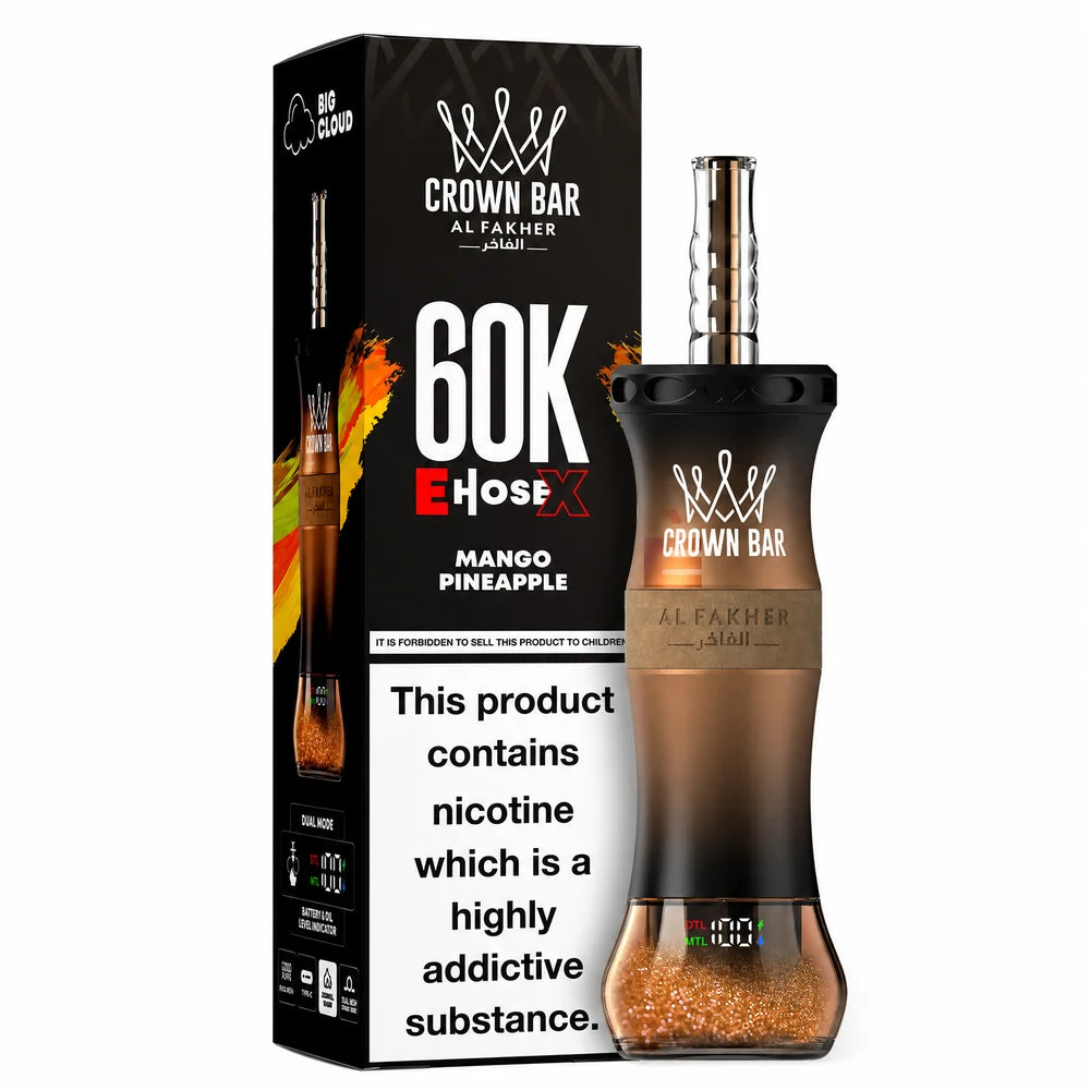 Puff Crown Bar 60K E-Hose X — Mango Pineapple
