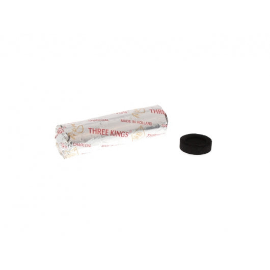 Charbons Three Kings 33 mm, rouleau de 10