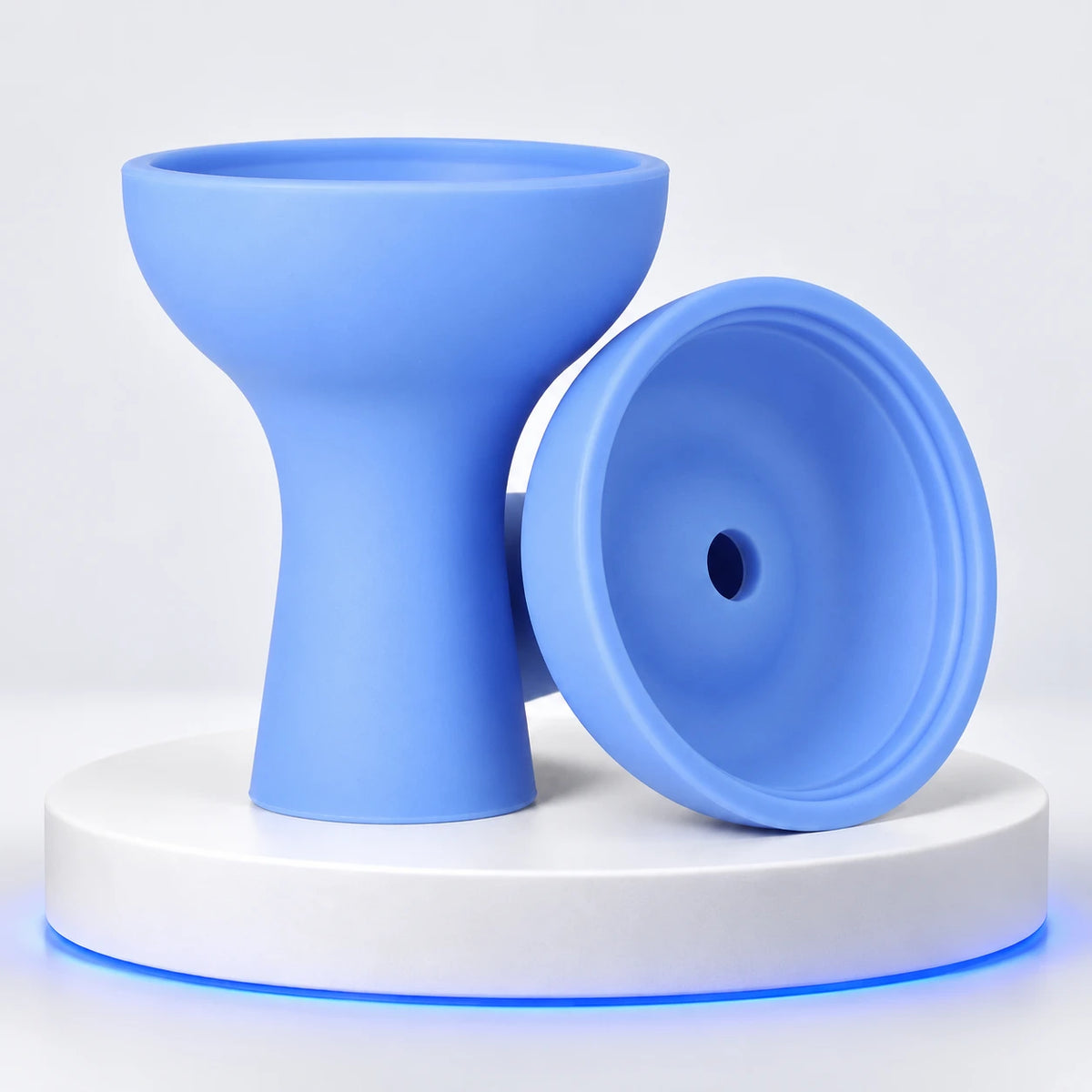 Foyer silicone EL-BADIA Flexibowl Phunnel — Bleu clair — photo studio