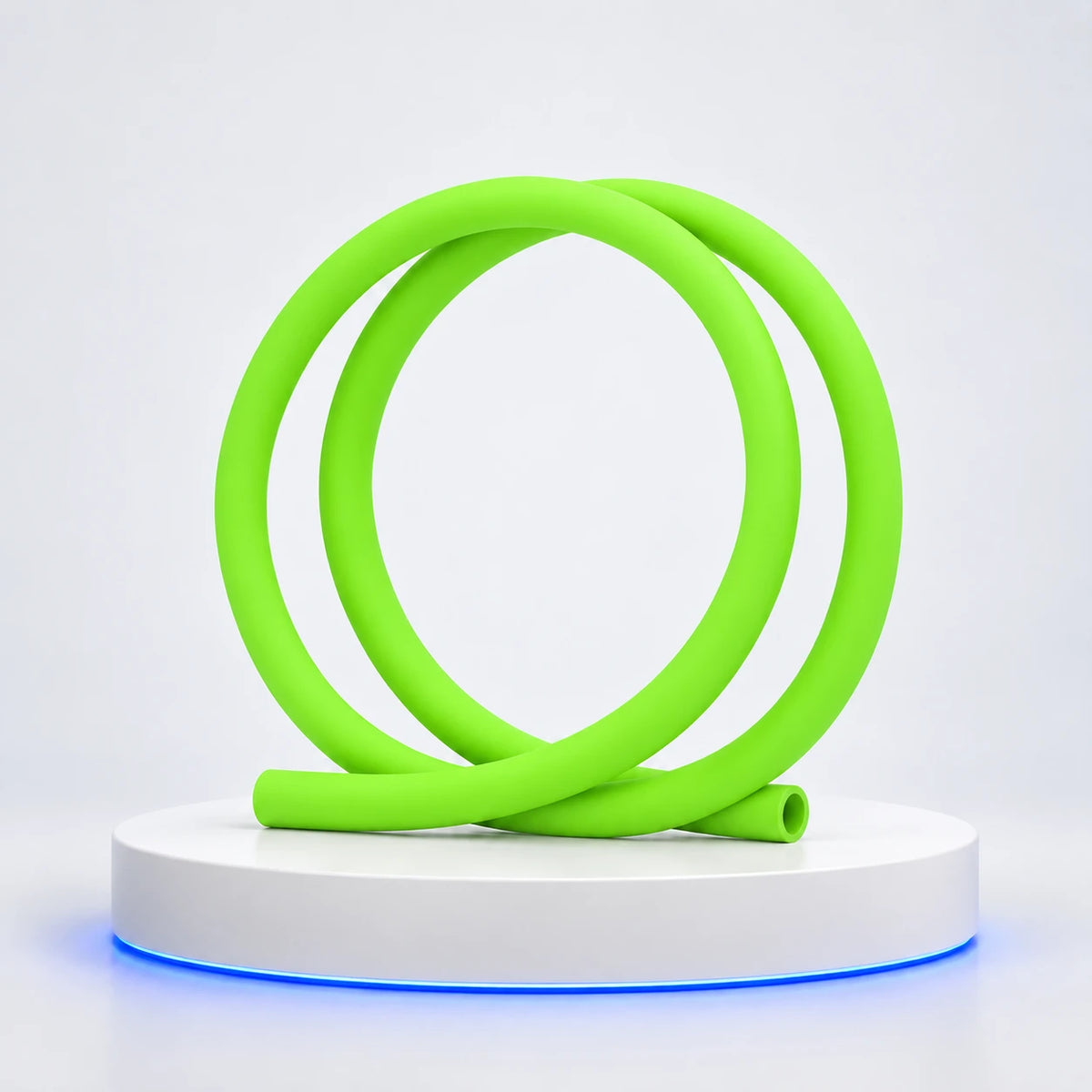 Tuyau silicone Soft Touch — Vert clair — photo studio
